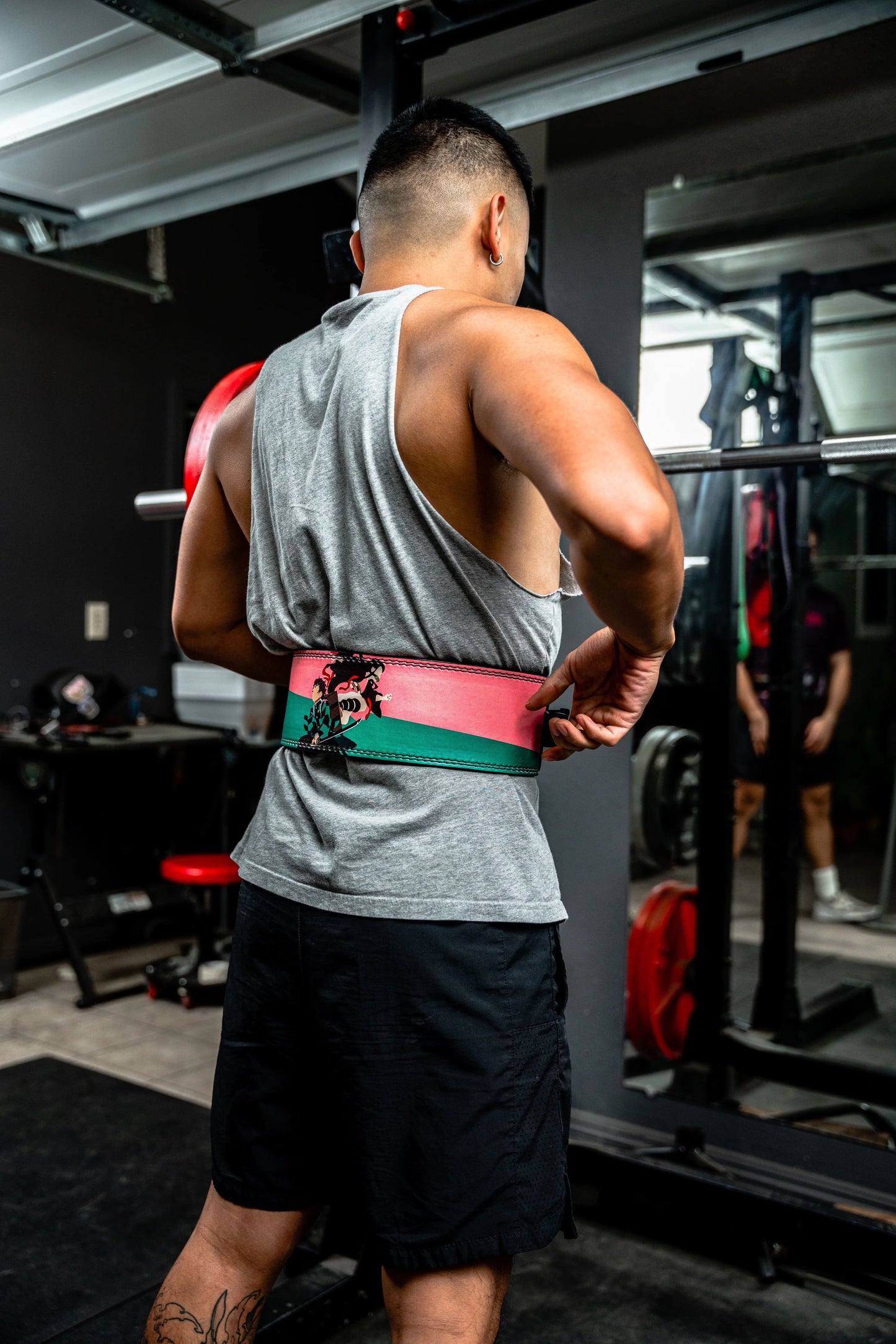 MO POWER x Premium DUO Anime leather Lever belt