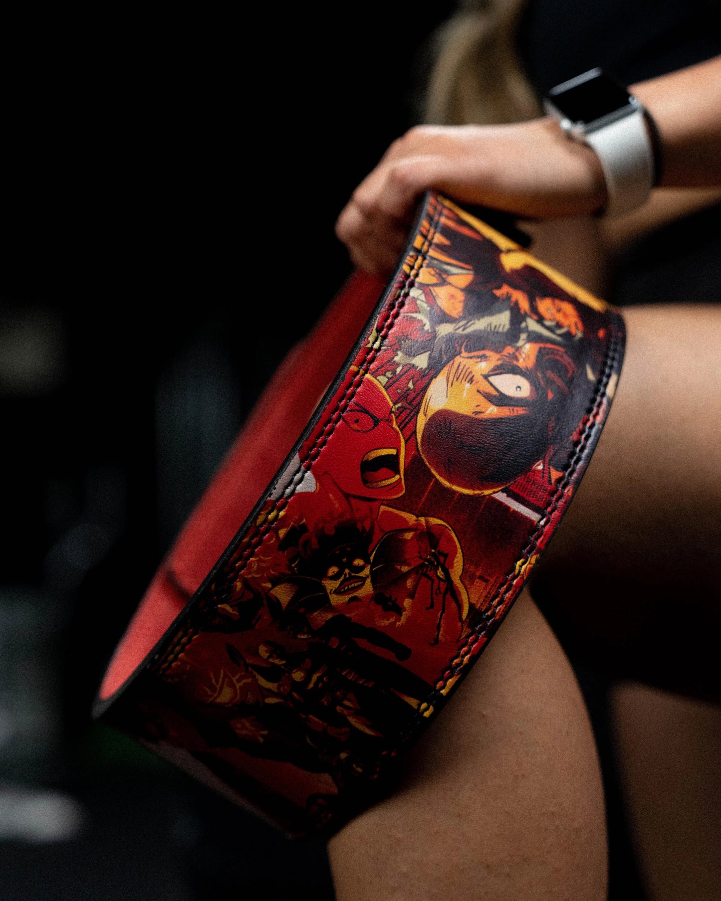 MO POWER x Premium One Punch Man Anime leather Lever belt