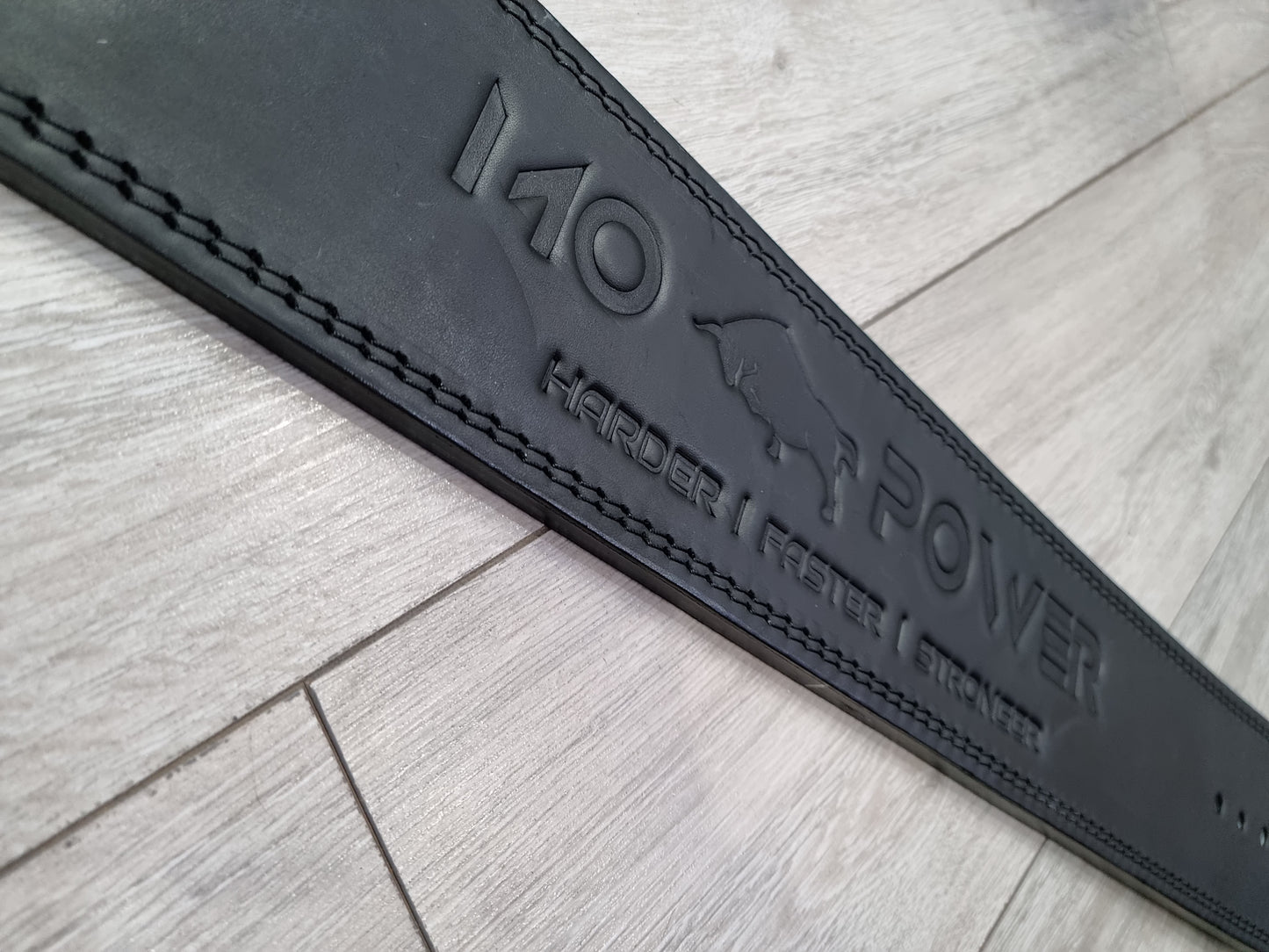 MO POWER x Premium leather Lever belt