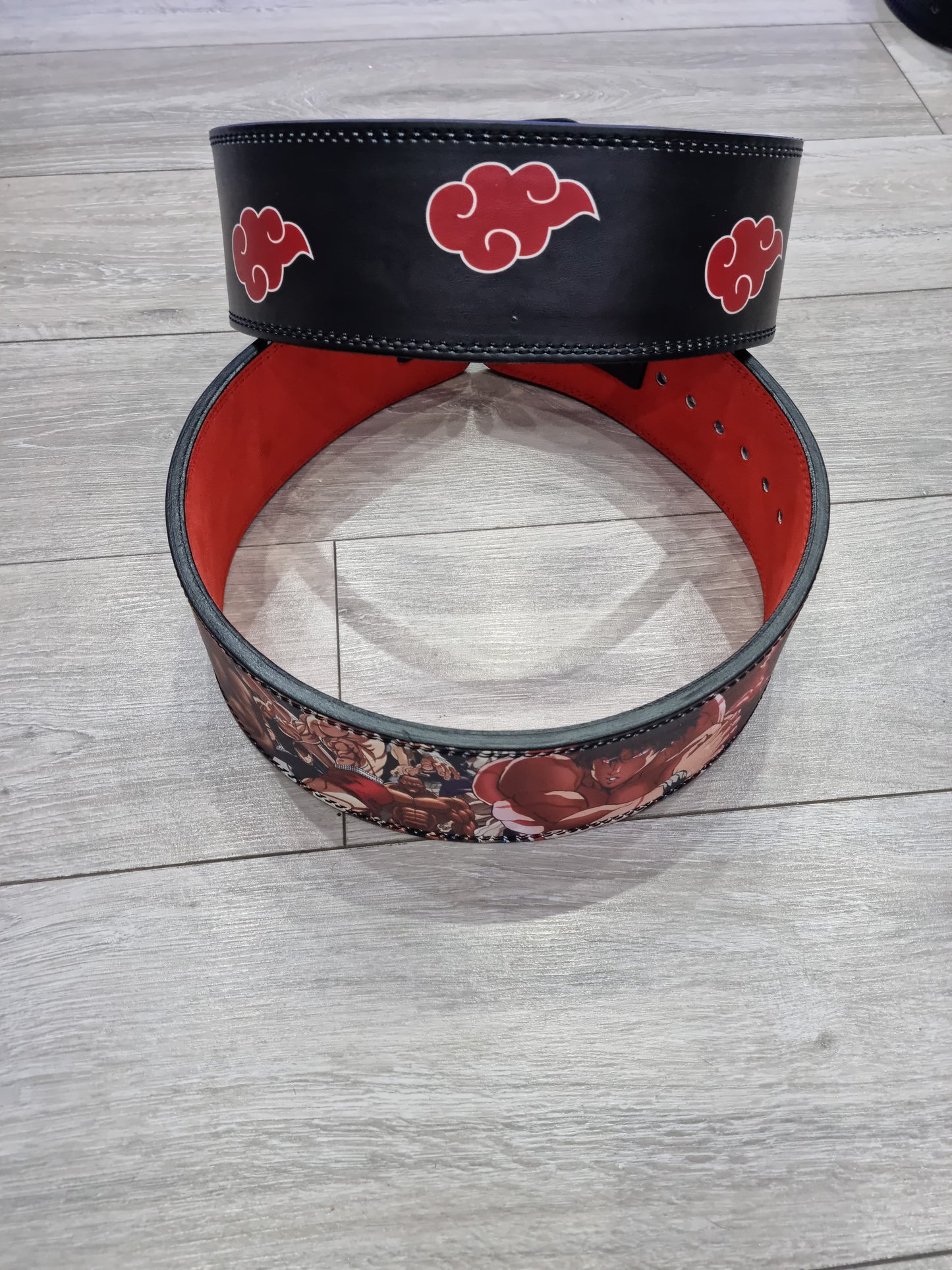 MO POWER x Premium Akatsuki leather Lever belt
