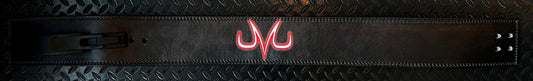 MO POWER x Premium MAJIN Logo Anime leather Lever belt