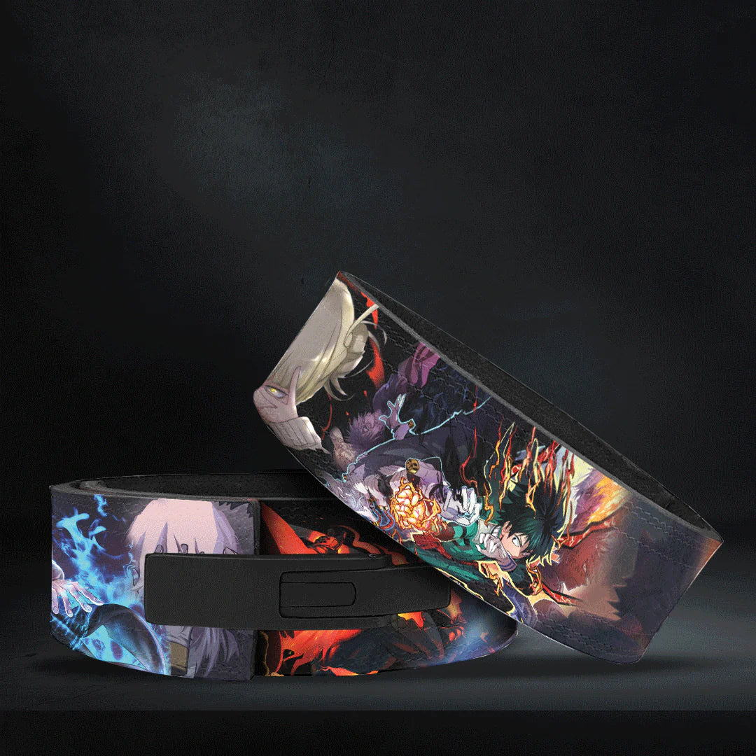 MO POWER x Premium My Hero Academia Anime leather Lever belt