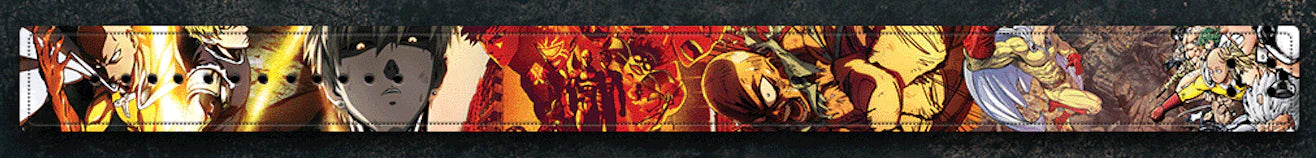 MO POWER x Premium One Punch Man Anime leather Lever belt