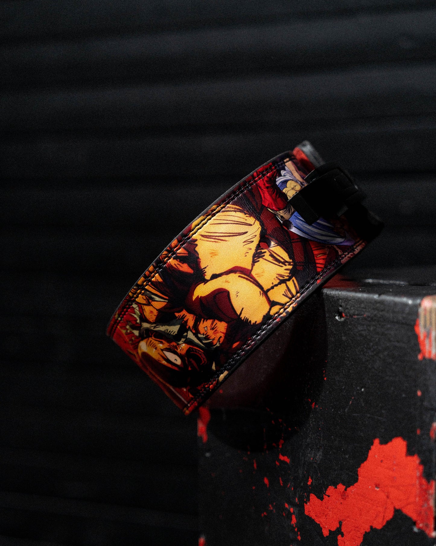 MO POWER x Premium One Punch Man Anime leather Lever belt