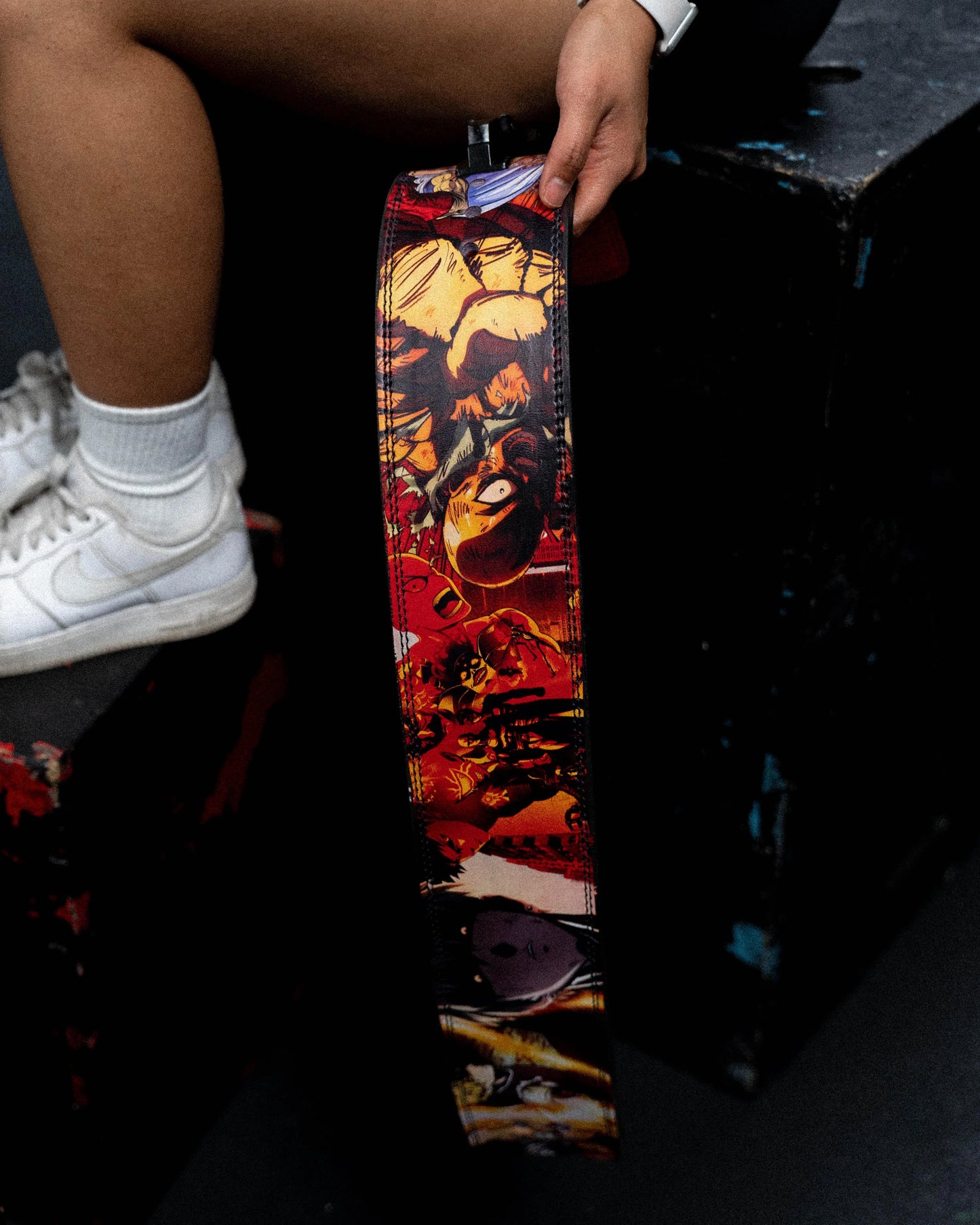 MO POWER x Premium One Punch Man Anime leather Lever belt