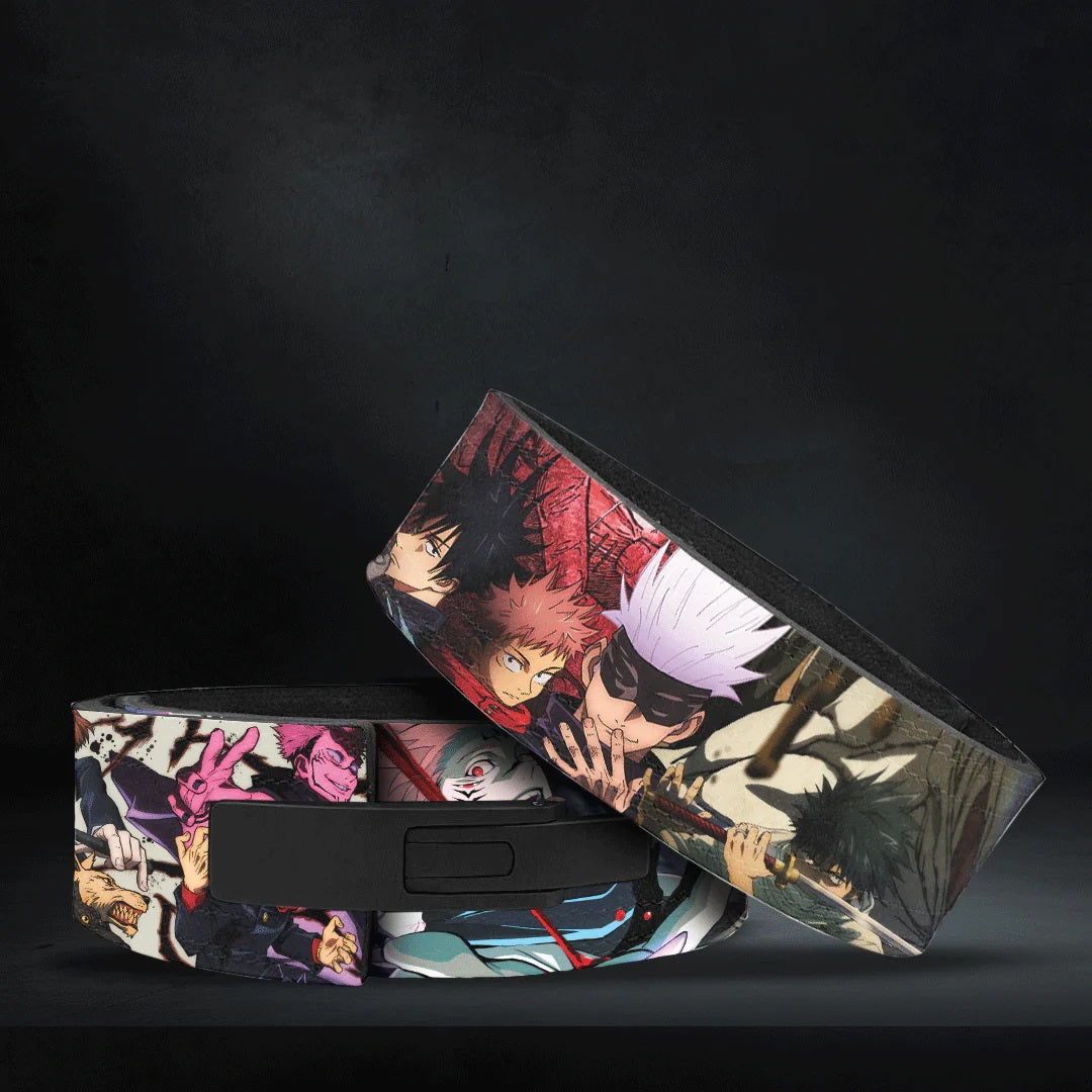 MO POWER x Premium Jujutsu Kaisen Anime leather Lever belt
